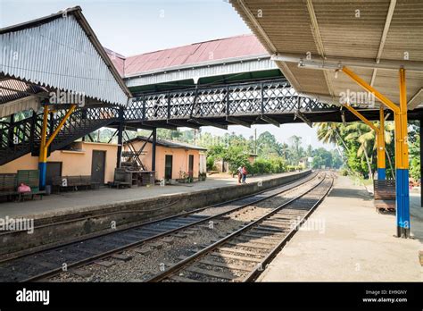 Rambukkana railway station, Sri Lanka, Asia Stock Photo - Alamy