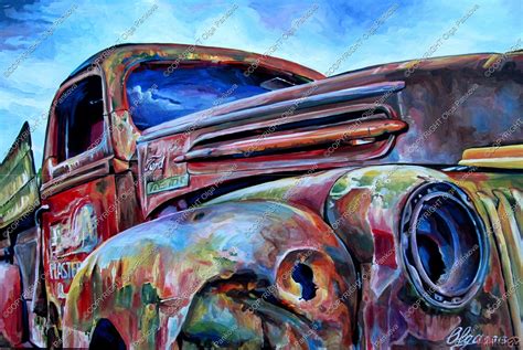 Ford Truck Painting at PaintingValley.com | Explore collection of Ford ...