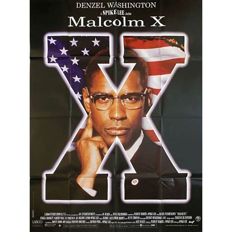 MALCOLM X French Movie Poster - 47x63 in. - 1992