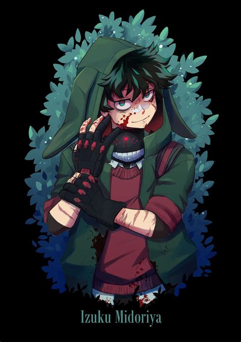 Izuku Midoriya Villain Deku Fanart - magical-return