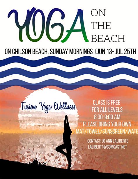 Franklin Matters: Yoga on the Beach returns Sunday mornings