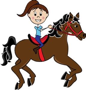 Girl Riding A Horse Clip Art | Clipart Panda - Free Clipart Images