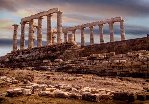 Temple of Poseidon, Greece | Temple of poseidon, Poseidon, Greece