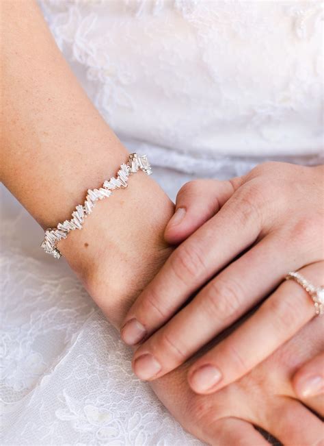 Bridal bracelet Wedding Bracelet Bridal jewelry Set | Etsy