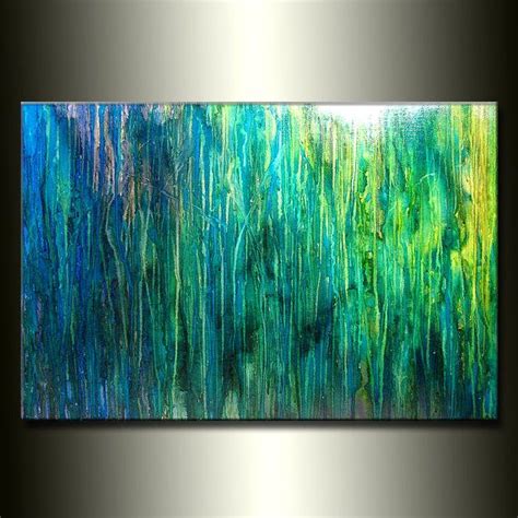 Original Abstract painting Contemporary art By Henry Parsinia | Blue green, Contemporary and ...