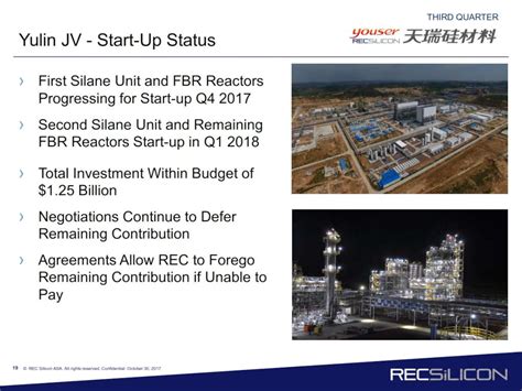 REC Silicon affirms production start of Chinese joint venture in Q4