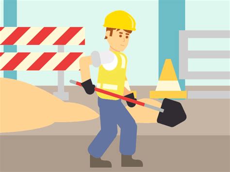 Construction Workers by The Match Design on Dribbble