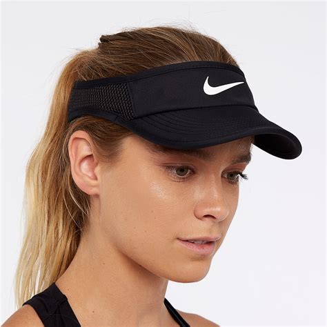 Nike Womens Aerobill Featherlight Visor Adjustable - Womens Clothing ...