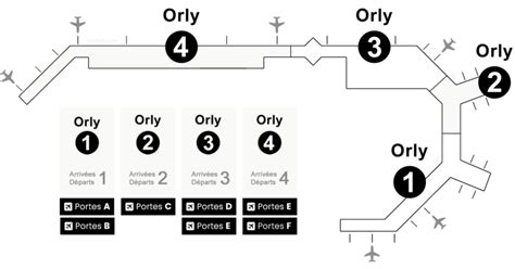 Paris-Orly Airport guide & terminal maps - AEROPORT ORLY (Paris-Orly)