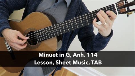 Minuet in G by Bach / Petzold for Classical Guitar - PDF Sheet Music or TAB | This is Classical ...