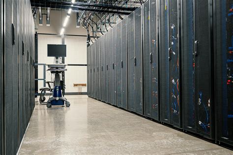 Server racks in modern data center · Free Stock Photo