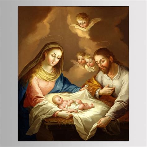 Luxury IartsFamous Print Painting The Holy Family of Jesus Wall Art for ...