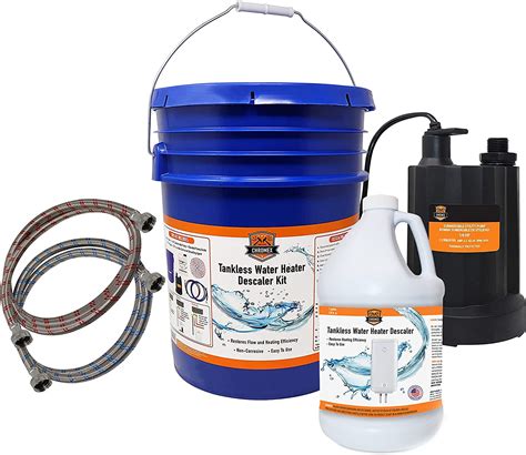 LOYEE Tankless Water Heater Flush Kit with Gallon Liquid Descaling ...