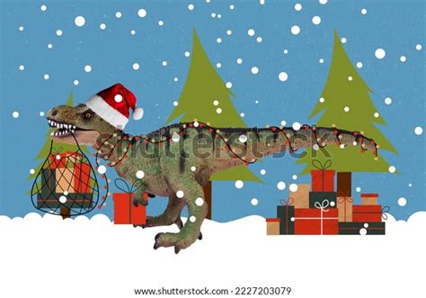 Collage Artwork Graphics Picture Ancient Dinosaur Stock Photo 2227203079 | Shutterstock