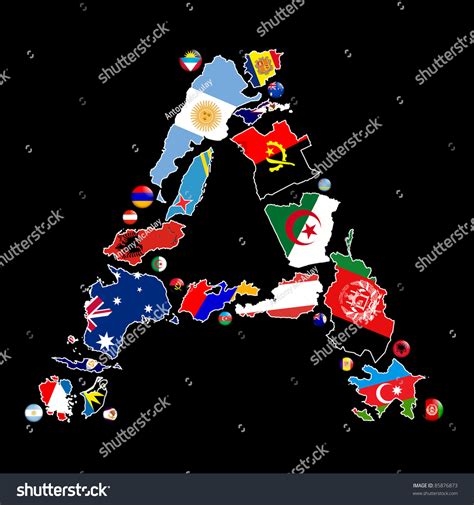 Flag Maps And Flag Badges Of All The Countries In The World Starting ...