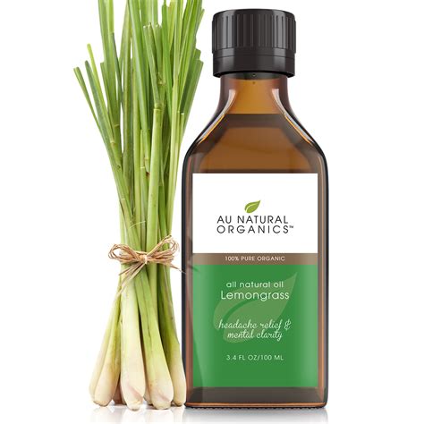 Lemongrass Oil - 3.4oz (100ml) - AU Natural Organics