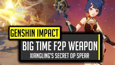 Best F2P Weapon For Xiangling! BIG DAMAGE! Craftable! - Genshin Impact - YouTube