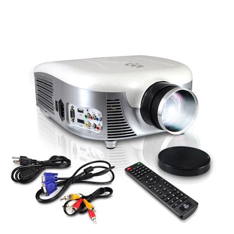 Pyle PRJD907 LED Widescreen Projector, 1080p HD Support, Up to 140-Inch ...