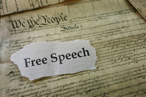 Freedom of Speech Amendment, First Amendment Freedom of Speech