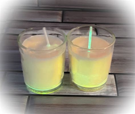 Glow in the dark candles set of 2 | Etsy