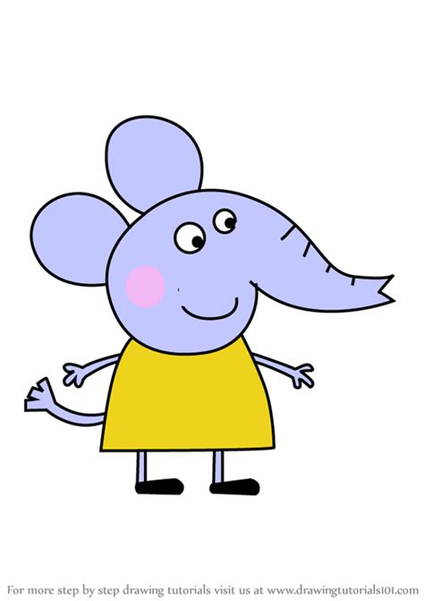 Peppa Pig Emily Elephant Coloring Coloring Pages