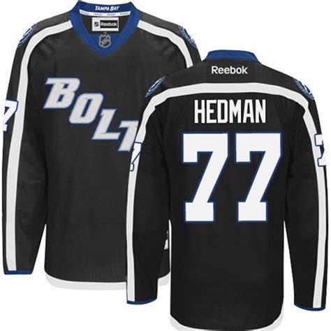 Victor Hedman Tampa Bay Lightning Reebok Authentic Third Jersey (Black)