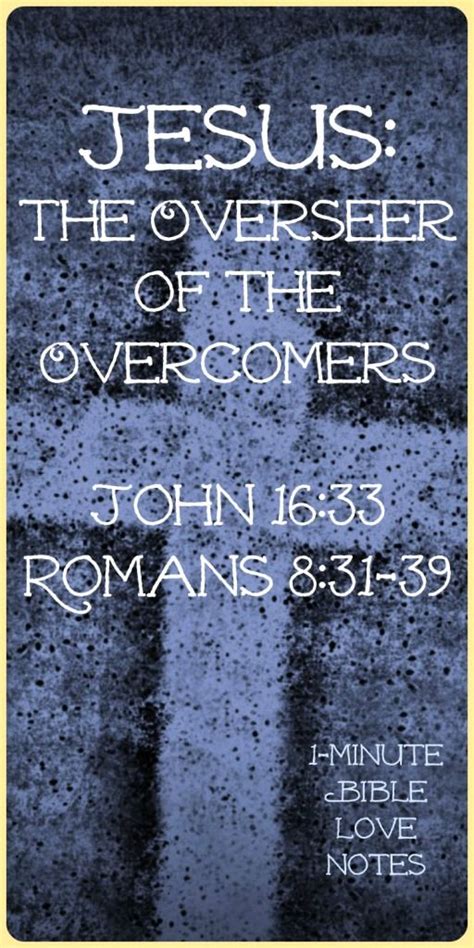 We're Overcomers! Romans 8:31-39 | Bible love, Scripture verses, Bible