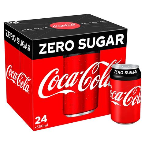 Coke Zero Sugar CAN 24x330ml | Drinks21.com