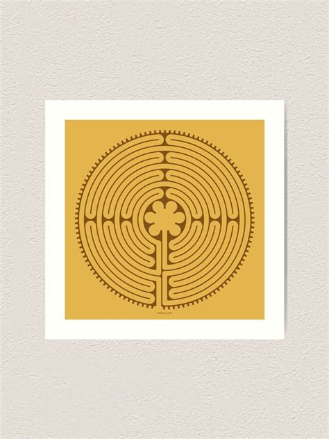 "Chartres Labyrinth" Art Print by tudi | Redbubble