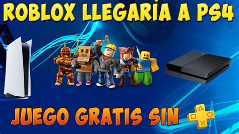 ROBLOX llegaría a PS4 y PS5 GRATIS sin plus y para siempre todos los detalles - YouTube