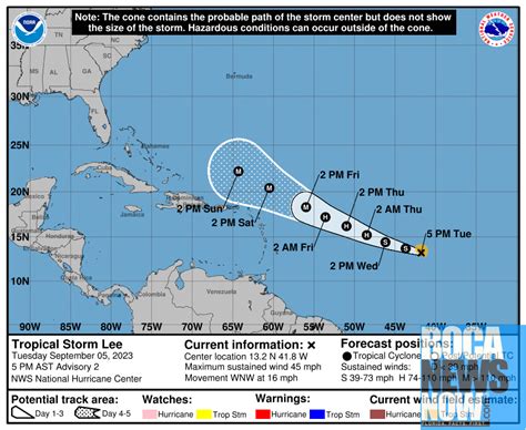 TROPICAL STORM LEE: Will Become Major Hurricane, Path Points Florida ...