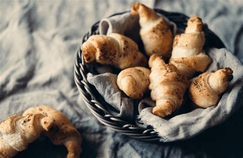 Savory Filled Puff Pastry Croissants