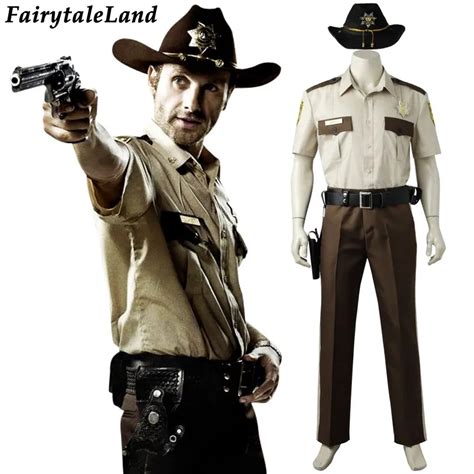 Disfraz De Sheriff De Rick Grimes Para Adulto The Walking Dead ...