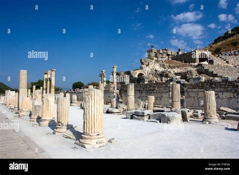 Ephesus ruins in Turkey Stock Photo - Alamy