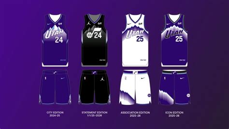 Utah Jazz reveal new jerseys honoring Wasatch Mountains - TownLift ...