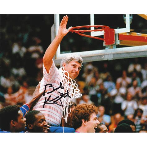 Bobby Knight Indiana Hoosiers Autographed 8” X 10” Celebration ...