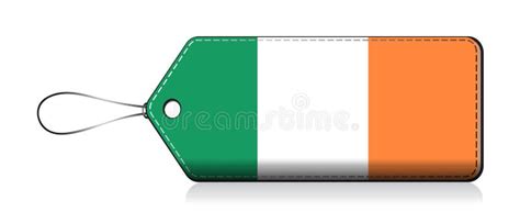 Irish Emoji Flag, Label Flag of Product Made in Ireland Stock Vector ...