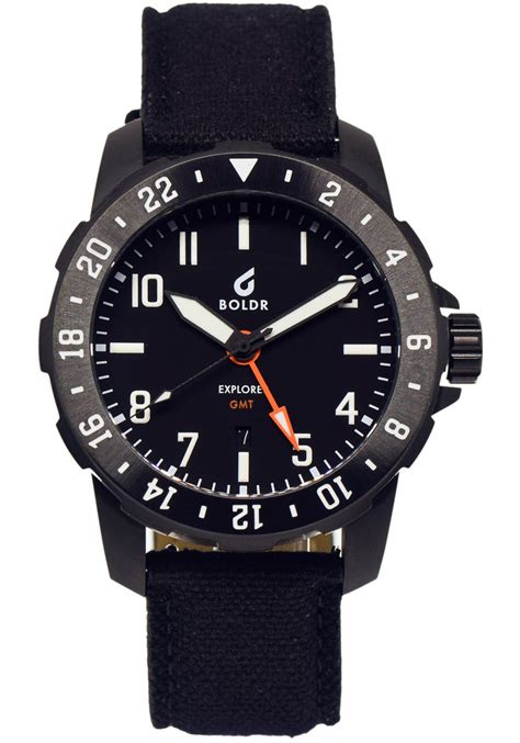 BOLDR Explorer GMT Black | Watches.com