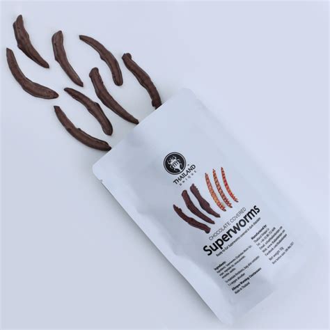 Edible Superworms Covered in Delicious Chocolate - Thailand Unique Food ...