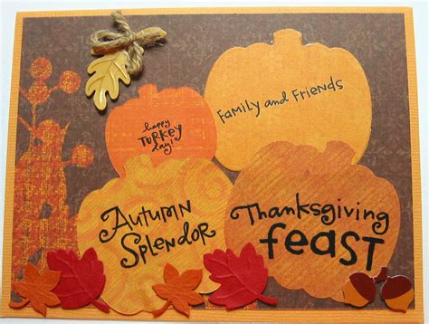 Carol Hartery's Creations: Thanksgiving Cards Day 2