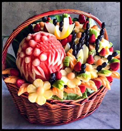 (FB 17) Designed Large Basket – Fruit For Every Mood…!