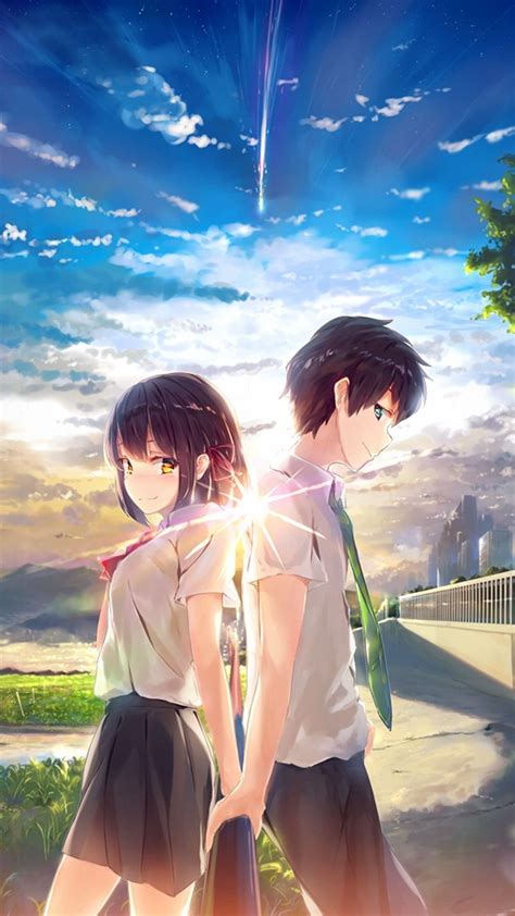 Your Name - girl and boy anime Wallpaper Download | MobCup