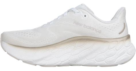 New Balance Fresh Foam X More V4 Running Shoe in White | Lyst