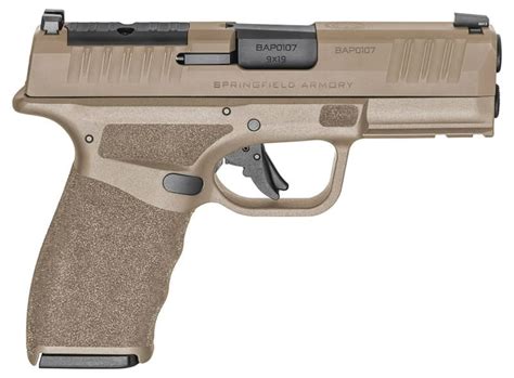 SPRINGFIELD ARMORY HELLCAT PRO OSP DESERT FDE 9MM 3.7" BARREL 15-ROUNDS ...