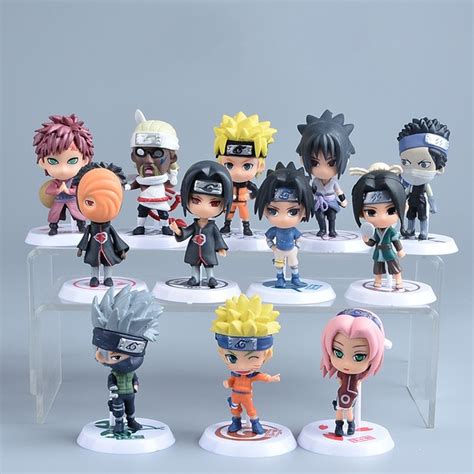 Naruto Figure Japanese Anime PVC 6pcs/set Collectible Action Figures Model Kids Mini Boys Toys ...