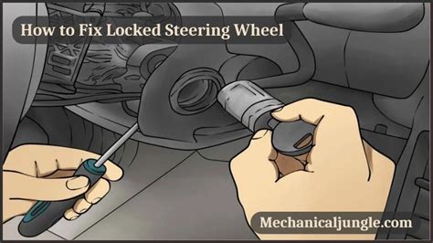 How to Fix Locked Steering Wheel | How to Fix Service Steering Column Lock | Steering wheel ...