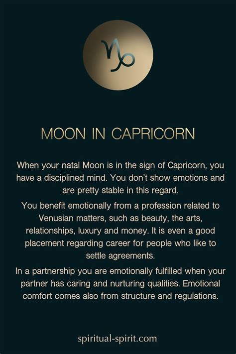 Moon in Capricorn | Capricorn moon, Moon sign astrology, Capricorn life