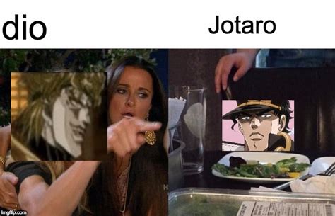 Dio vs Jotaro in a nutshell - Imgflip