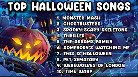 Top Halloween Songs Playlist 🎃 1 Hour Halloween Playlist - YouTube