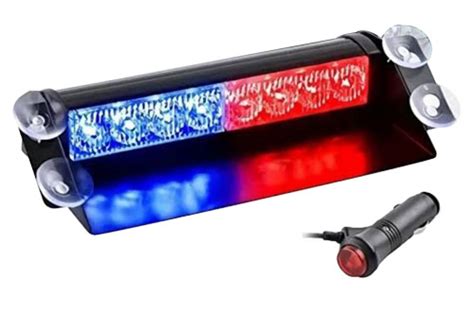 Police Light for Car Dashboard - Red & Blue - PakMotors.pk